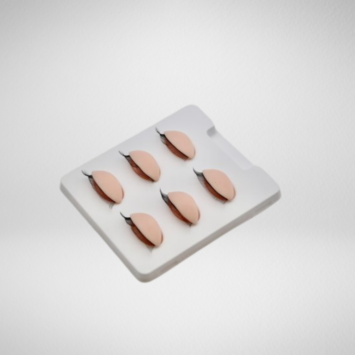 Oefenhoofd wimpers incl. 4 st. oefen oogleden