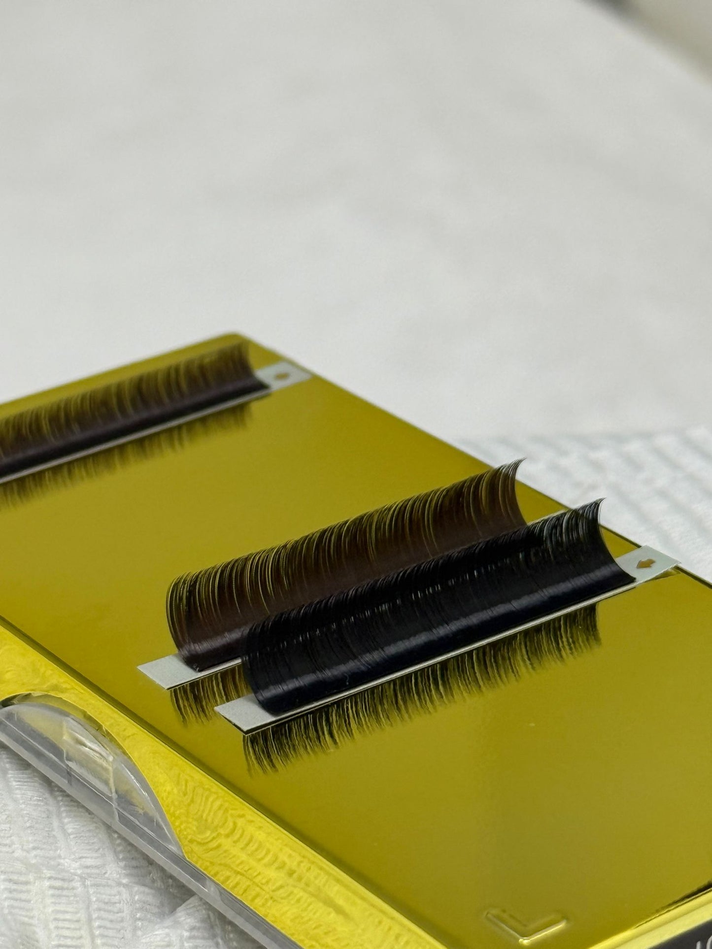 Brown easy fanning Mix tray 8-15mm D-curl 0,07mm